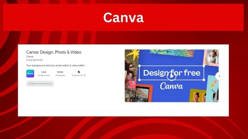 Canva (photo banane wale app)