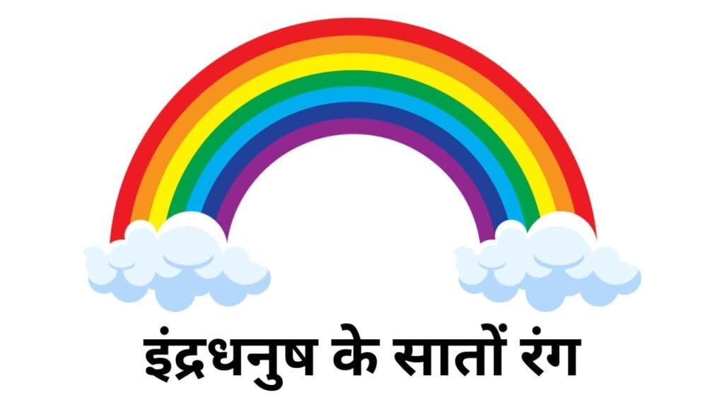 Indradhanush ke saat rangon ke naam ( Rainbow Colour Name )